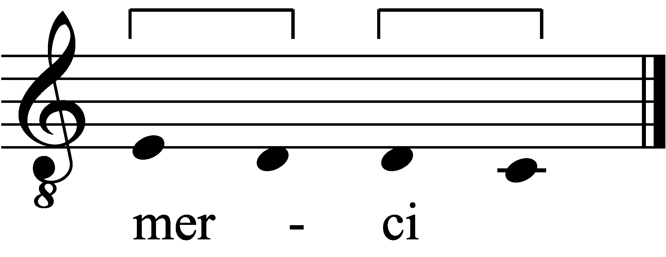 Refrain musical notation